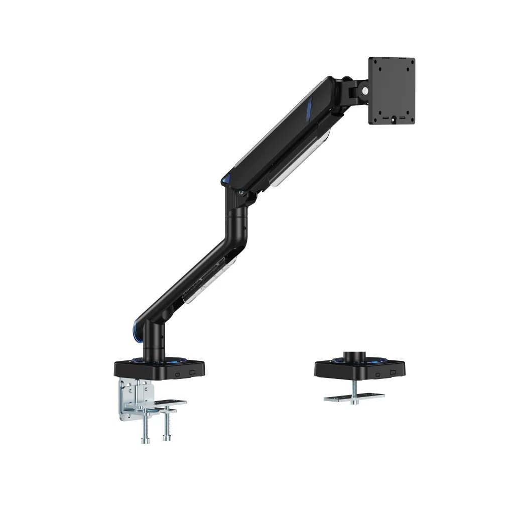 זרוע למסך מחשב LDT111-C012 בשחור מט עם הדגשות כתומות